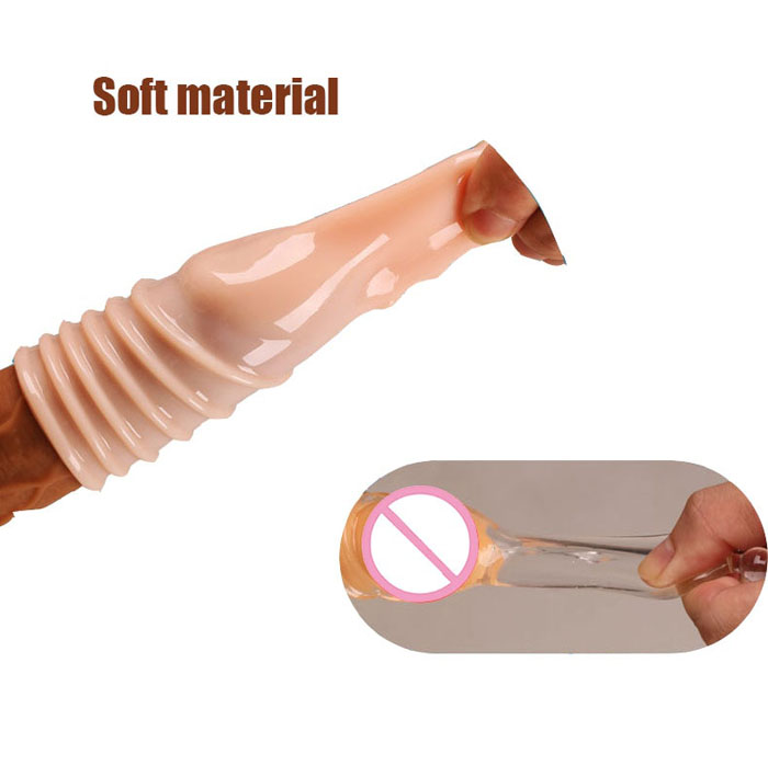 Bao đôn khúc đầu gai móc silicon TPE mềm mại đàn hồi kích thích khoái cảm