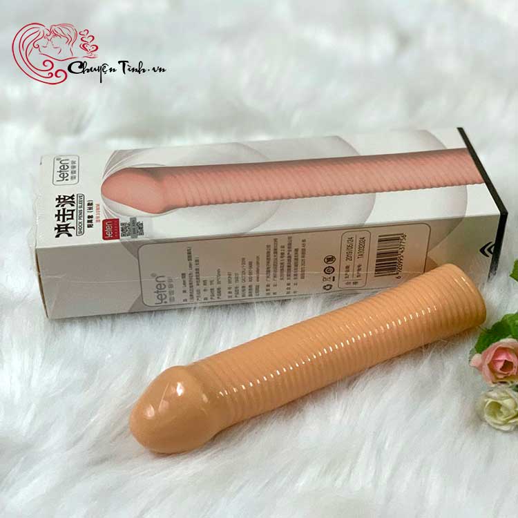 Bao Leten đôn dương vật silicon y tế dài 3cm mềm mịn như thật