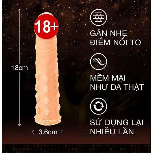 Bao Cao Su Đôn Dên Maxman Gân Bi Tăng Kích Thước