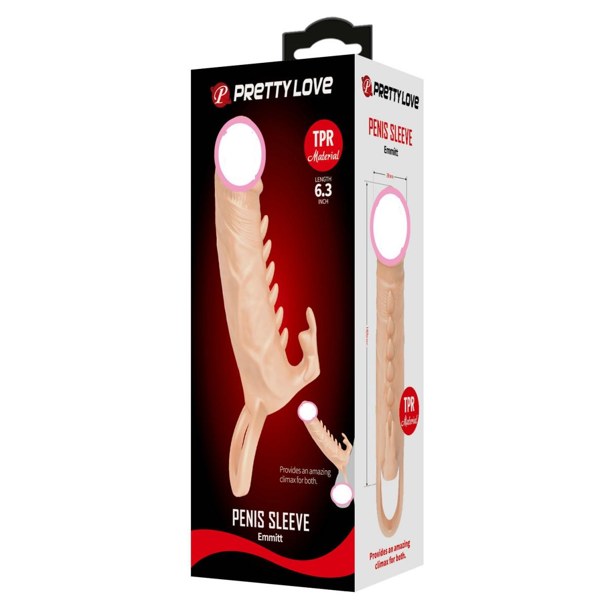 Bao Cao Su Đôn Dên Gai Pretty Love Emmitt Có Nhánh Chống Tuột Bao Cao Su Đôn Dên Gai Pretty Love Emmitt Có Nhánh Chống Tuột