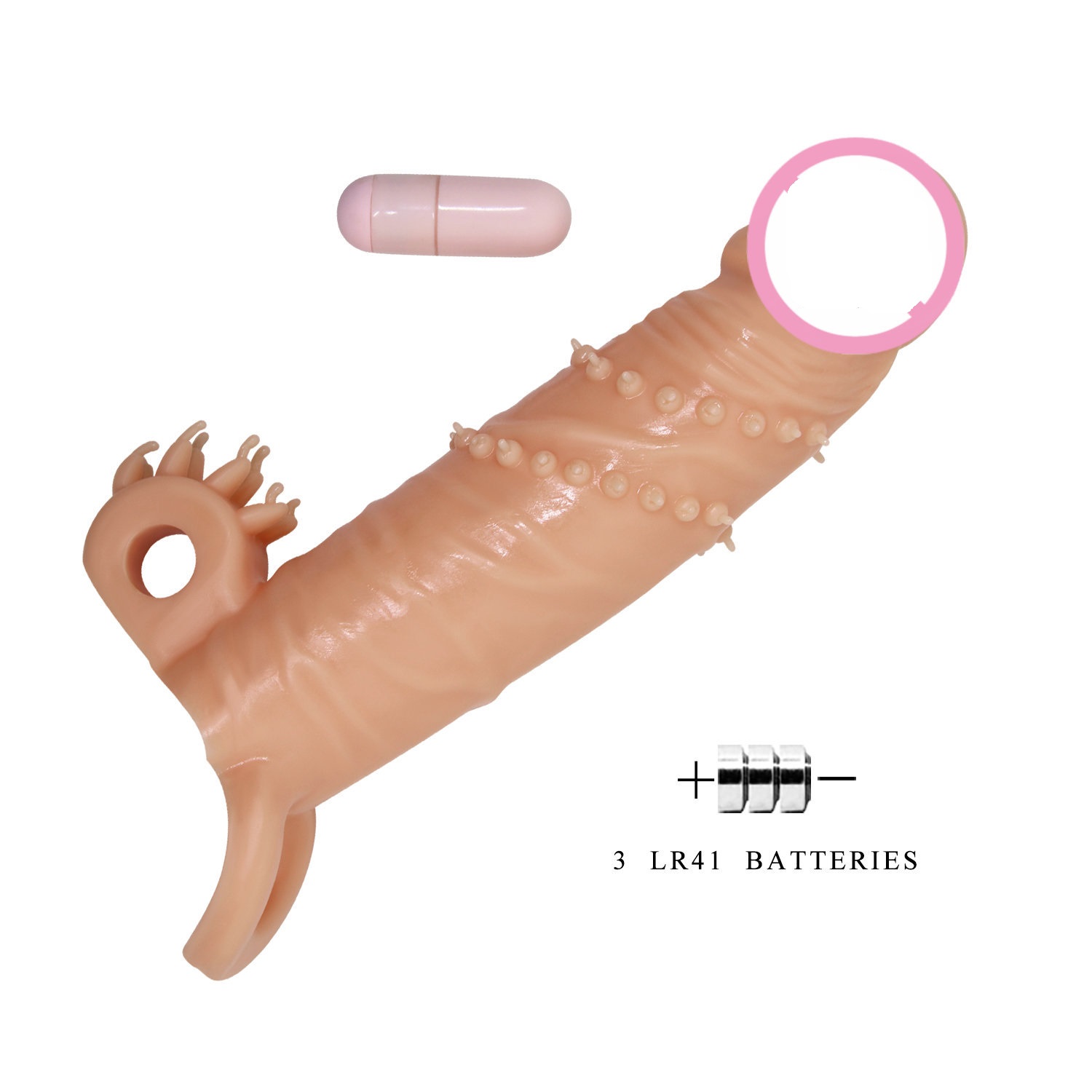 Bao Cao Su Đôn Dên Gai Pretty Love Connor Rung Tăng Kích Thước 17cm