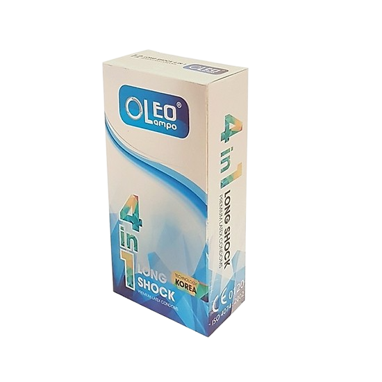  Kho sỉ Bao cao su Oleo Lampo Long Shock 4in1 12s  giá sỉ 