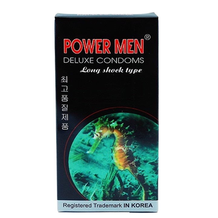 Cung cấp Bao cao su Powermen Cá Ngựa Đen 12s  loại tốt 