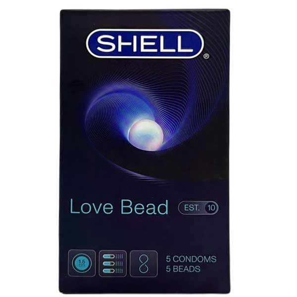Bao cao su Shell Love Bead 5 bi kéo dài thời gian tăng hưng phấn chính hãng 
