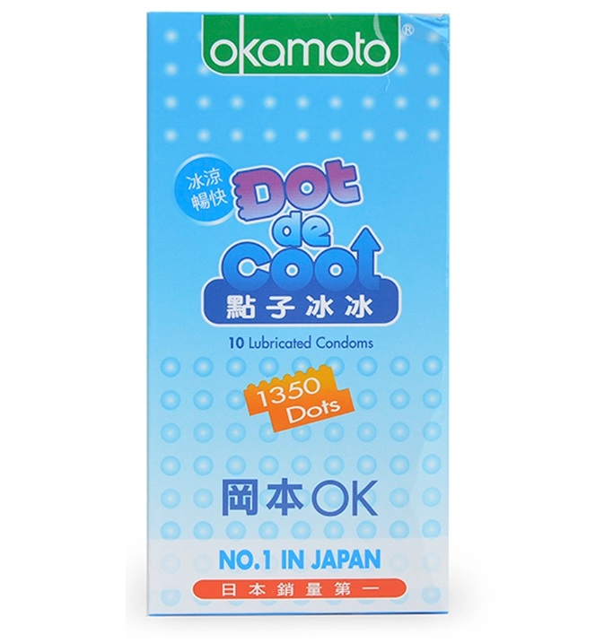 Bao cao su Okamoto Dot DE Cool - Chất lượng cao, Đảm bảo an toàn
