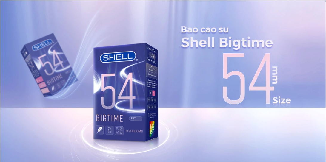 Mua Bao cao su shell 54mm bigtime hàng mới về Mua Bao cao su shell 54mm bigtime hàng mới về