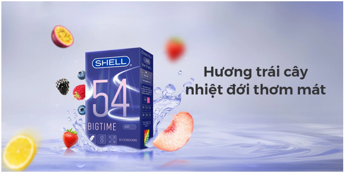 Mua Bao cao su shell 54mm bigtime hàng mới về Mua Bao cao su shell 54mm bigtime hàng mới về
