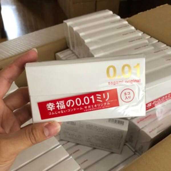 Sagami Original 0.01 Ultra Thin Polyurethane Condoms Japan