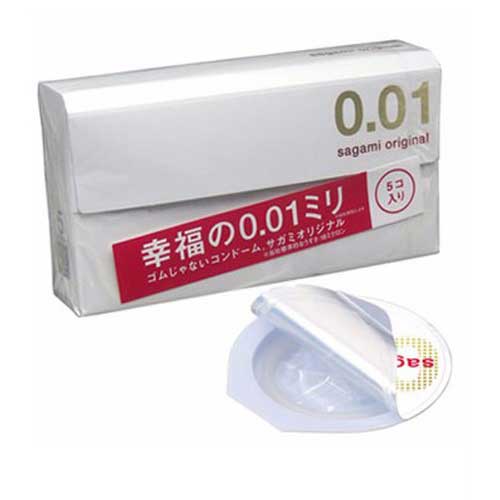Sagami Original 0.01 Ultra Thin Polyurethane Condoms Japan