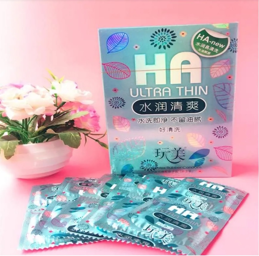 Bao cao su gia đình siêu mỏng Ha Ultra Thin an toàn & thoải mái 