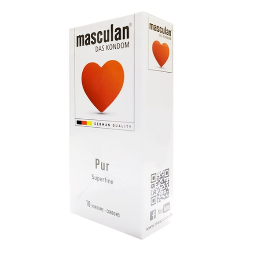 Masculan Pur Ultra-Thin German Condom Extra Lubricated