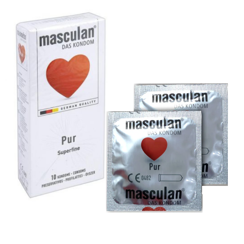 Masculan Pur Ultra-Thin German Condom Extra Lubricated