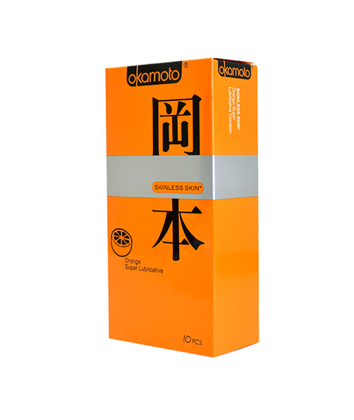 Bao cao su Okamoto Ogange hương cam kích thích tăng khoái cảm