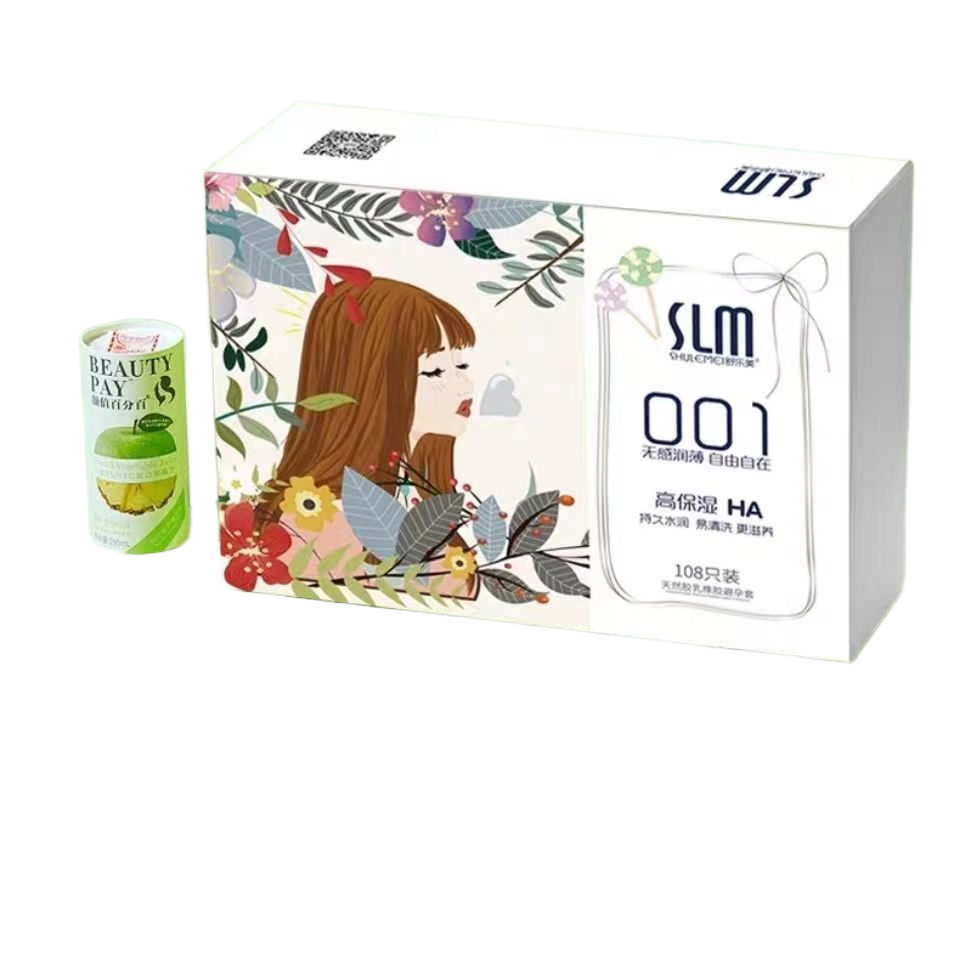 Bao cao su cao cấp slim slm 001 siêu mỏng hộp 100 cái bảo vệ tối ưu 