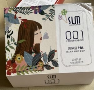 Slim SLIM 001 Premium Ultra-Thin Latex Condom 100-Pack