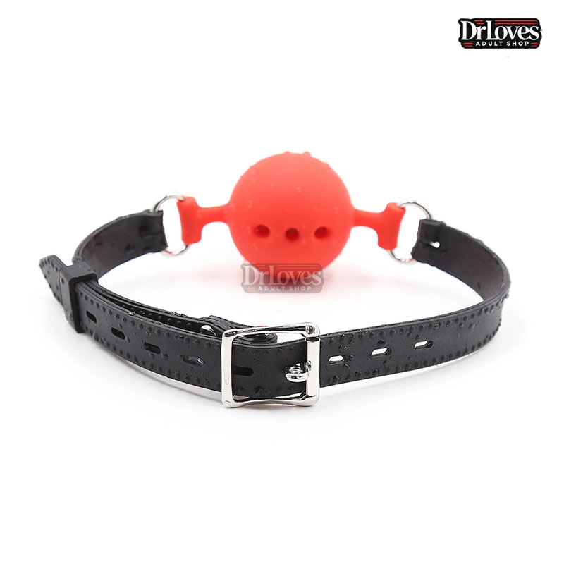 Bóng Khóa Miệng Ball Gag Dây Da Kích Thích Đa Tư Thế