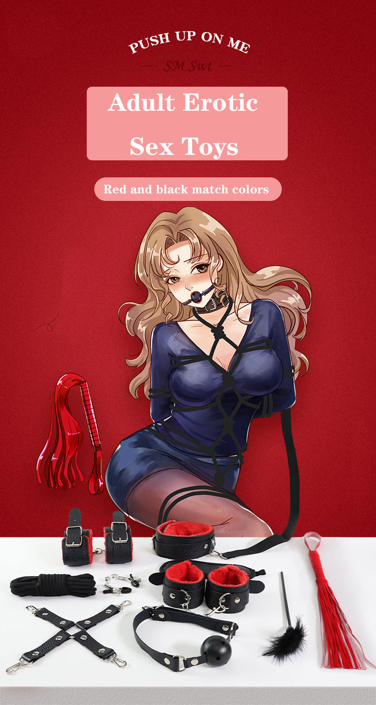 Bộ Dụng Cụ BDSM JIUAI 11 Món Da Sang Trọng Kích Thích Đam Mê