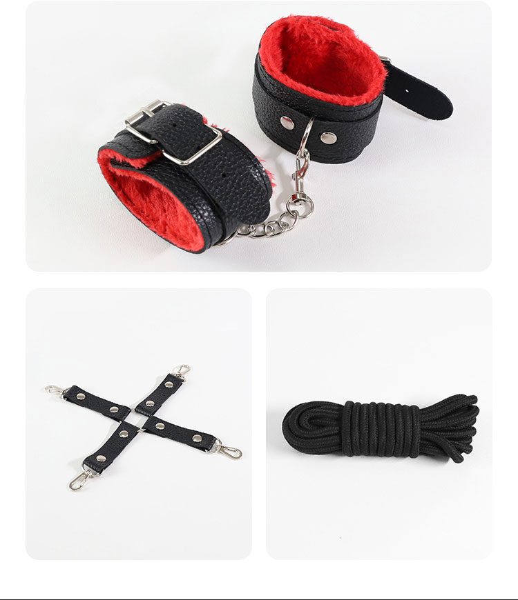 Bộ Dụng Cụ BDSM JIUAI 11 Món Da Sang Trọng Kích Thích Đam Mê