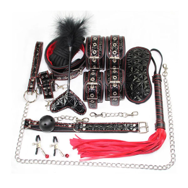 Bộ Đồ Chơi BDSM 10 Món Cao Cấp Kích Thích Đam Mê