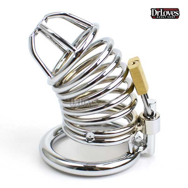 Dụng cụ khóa dương vật inox cao cấp không gỉ thiết kế sang trọng