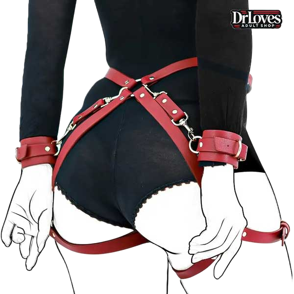 Bộ trói mông BDSM dây da cao cấp sang trọng kích thích cảm giác khó quên 