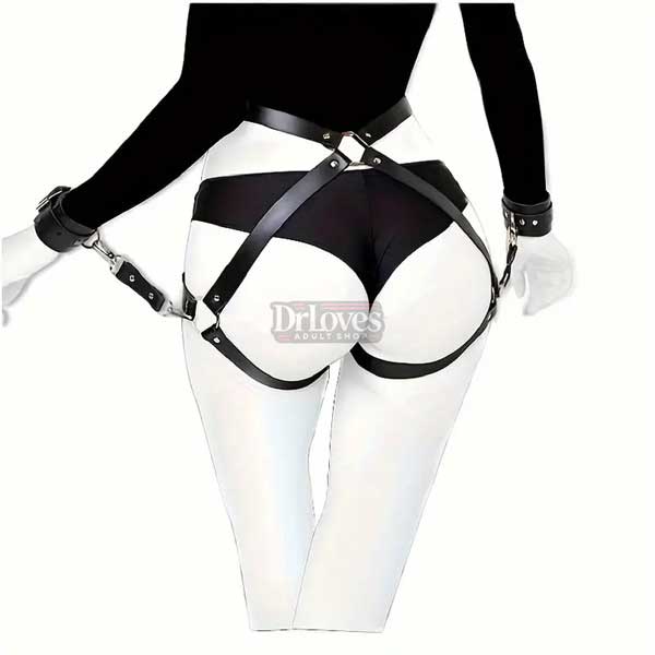 Bộ Trói Mông BDSM Dây Da Cao Cấp Kích Thích Cảm Giác Lạ