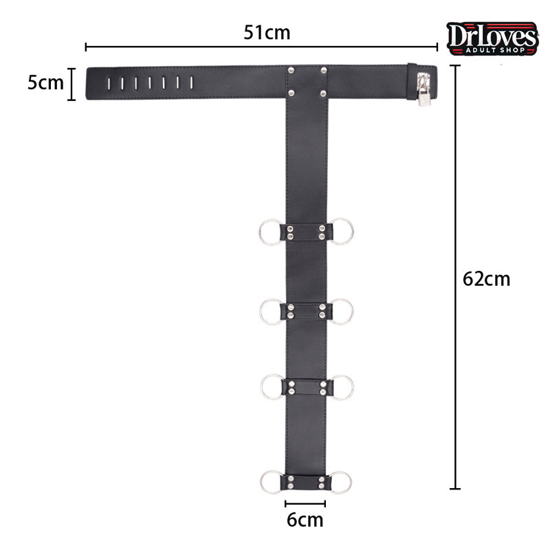 Đai da trói tay SM hình cánh bướm sang trọng tạo trải nghiệm bạo dâm
