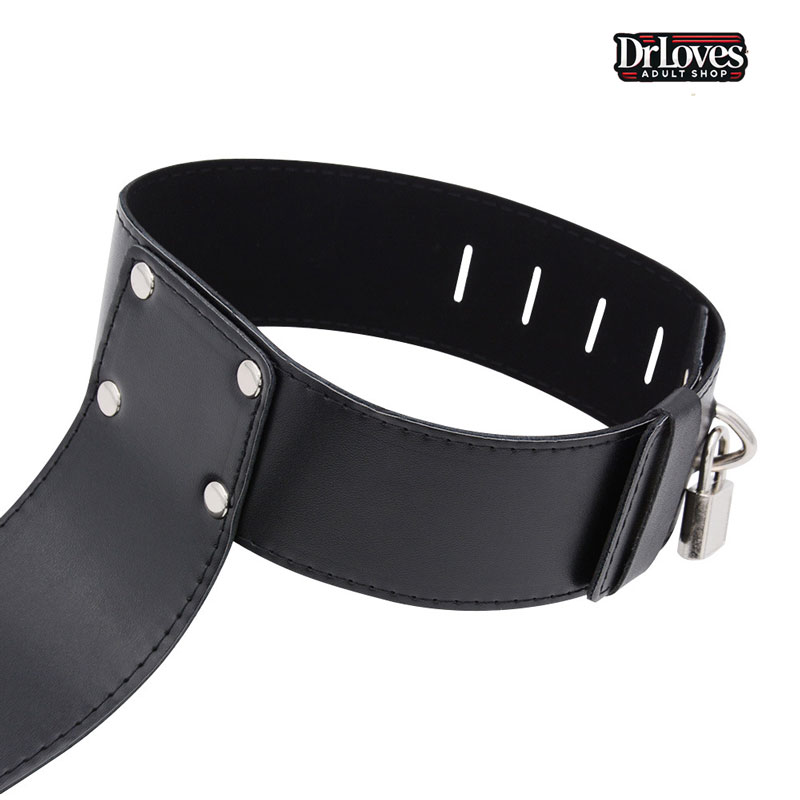 Đai da trói tay SM hình cánh bướm sang trọng tạo trải nghiệm bạo dâm