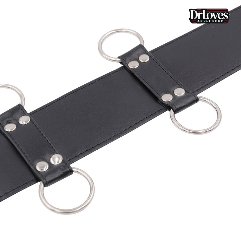 Đai da trói tay SM hình cánh bướm sang trọng tạo trải nghiệm bạo dâm