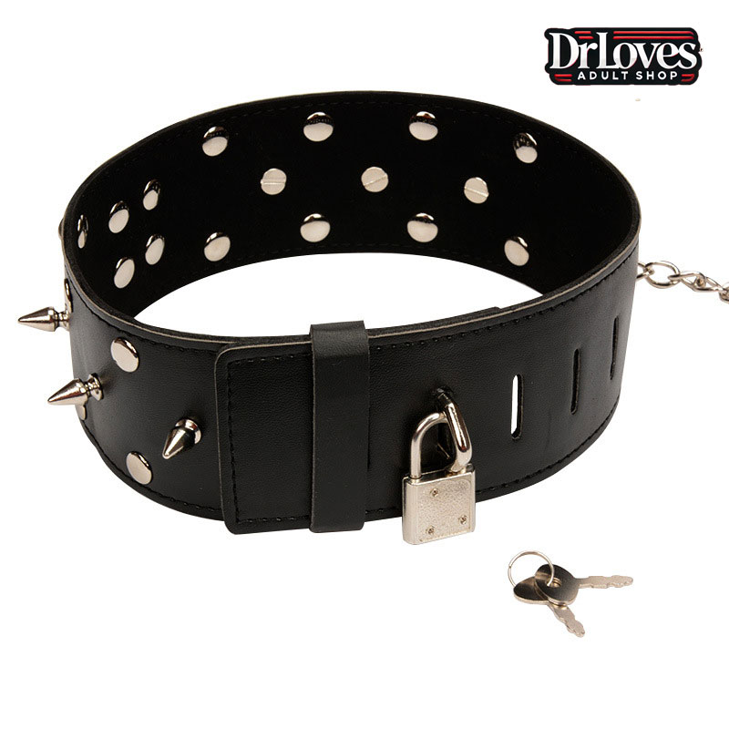 Dây Xích Khóa Cổ SM Có Gai Inox Chất - Phụ Kiện Quyến Rũ