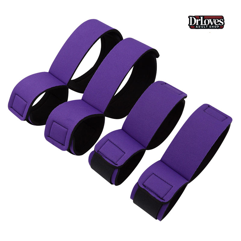 Đai SM Trói Tay Mắt Cá Chân Kích Thích Đam Mê Đôi Lứa