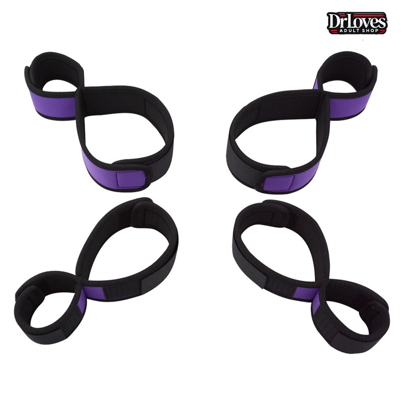 Đai SM Trói Tay Mắt Cá Chân Kích Thích Đam Mê Đôi Lứa