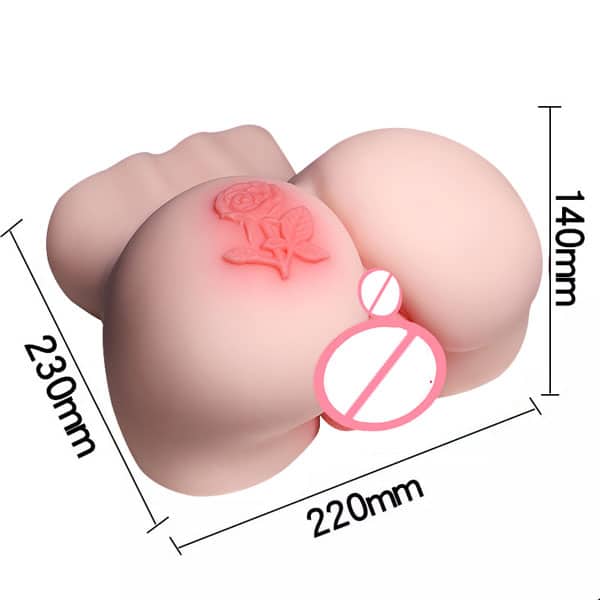 Mông giả silicon nguyên khối Nhật Bản bông hồng thật mềm 