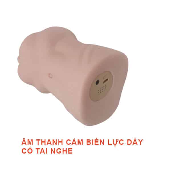 Âm Đạo Giả Silicon JIUAI Cảm Biến Rên Tay Cầm Mềm Mại Sạc Pin