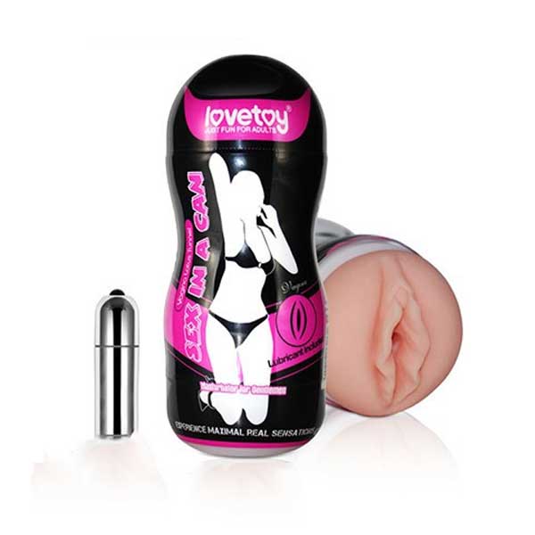 Cốc Âm Đạo Giả Lovetoy Vagina Rung Mềm Mại Chống Nước 