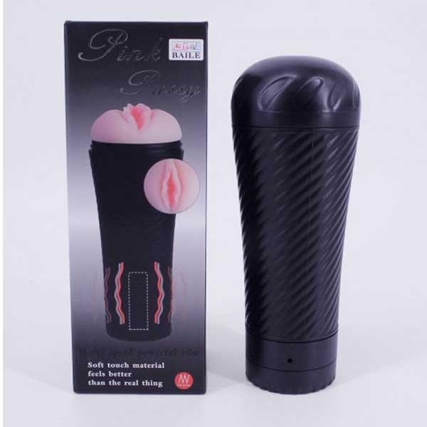 Âm đạo giả Pink Pussy rung đa chế độ silicon chống nước 