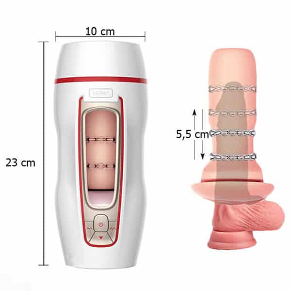 Leten Vagina Cup 4D Âm Đạo Giả 7 Chế Độ Bú Mút Tự Động Nhật Bản