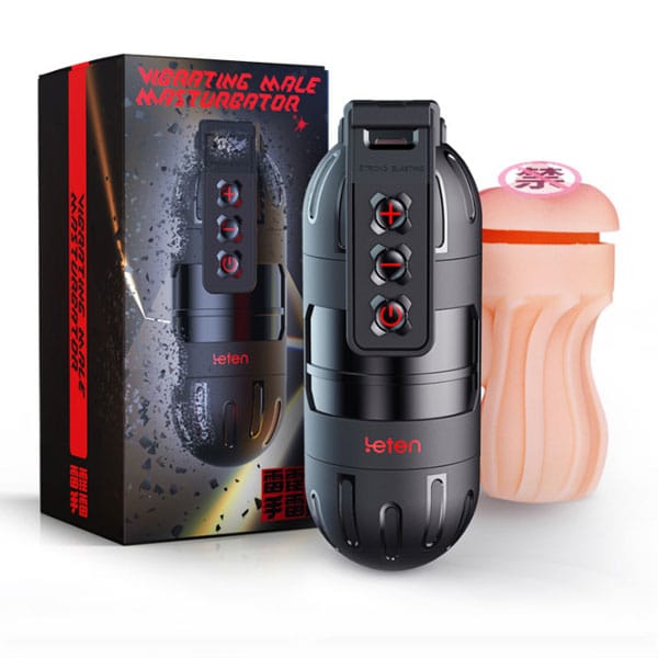 Cốc âm đạo giả Leten Thunder rung nhiều chế độ điều khiển app thông minh