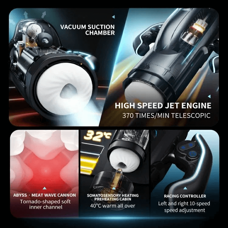 Máy Thủ Dâm Leten Bermuda Nhật Bản 10 Chế Độ Hút Đẩy Xoay Mạnh Mẽ Sạc Pin