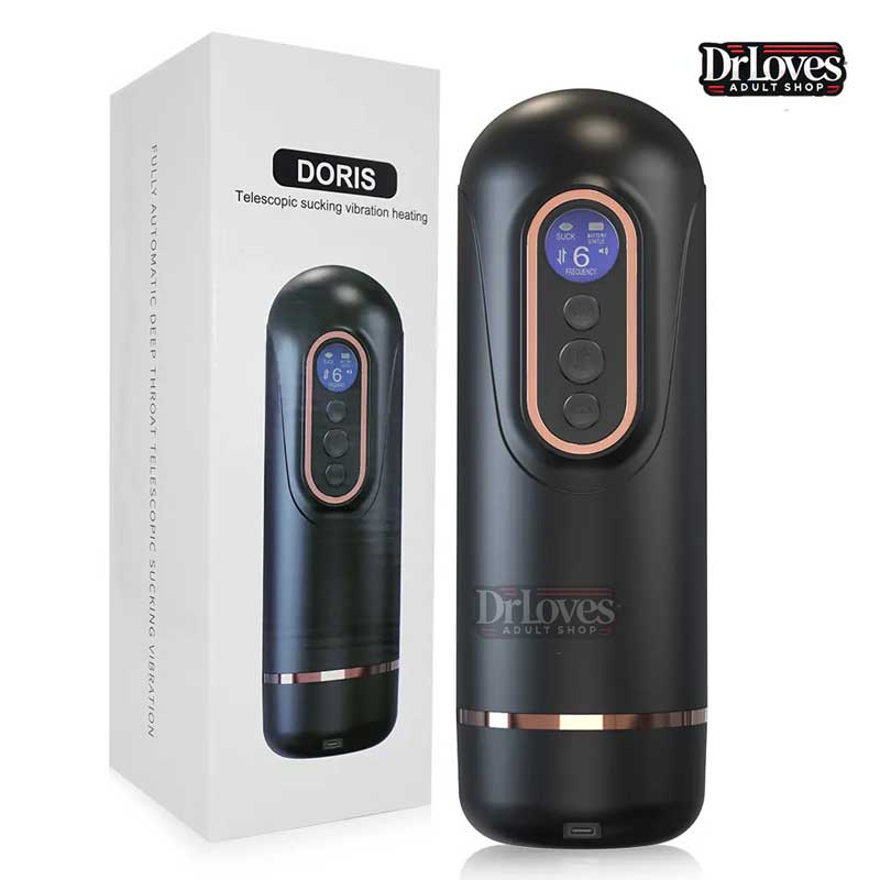 Máy thủ dâm DORIS rung thụt nóng ấm tự động như thật giải tỏa stress 