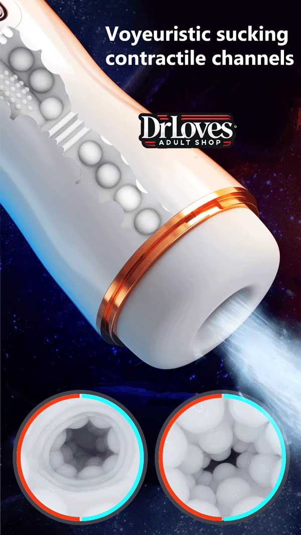 Máy Thủ Dâm DEEPU Rung Hút Tỏa Nhiệt 10 Chế Độ, Sạc Pin