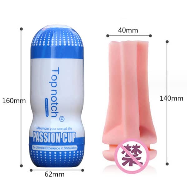 Cốc Âm Đạo Silicon Nhỏ Gọn Top Notch – Tiện Lợi, Bền Bỉ Cho Nam