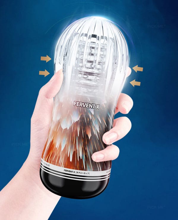 Cốc Âm Đạo Fervent X Gai Bi Trong Suốt Tăng Khoái Cảm Nam Giới