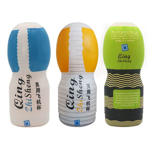 Âm đạo giả cốc Qing silicon nguyên khối nhỏ gọn dễ mang theo Nhật 