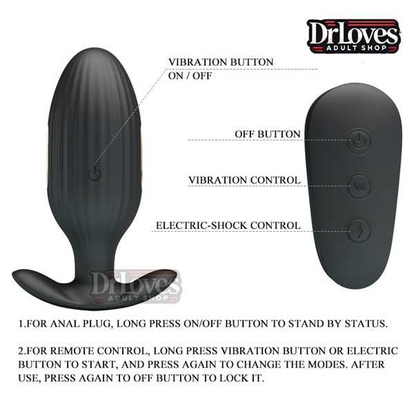 Trứng Rung Hậu Môn Pretty Love Kelly 7 Chế Độ Xung Điện Mạnh