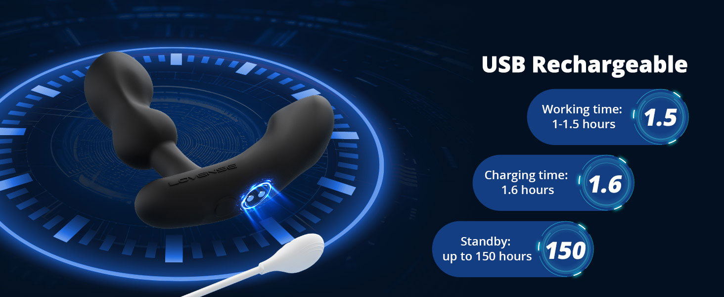 Máy rung Lovense Edge 2 massage hậu môn cao cấp kết nối app