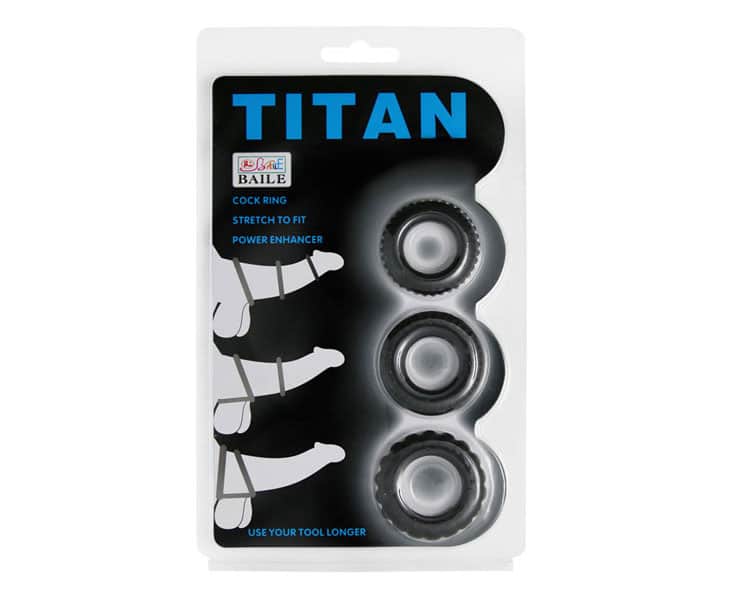 Bộ 3 Vòng Đeo TiTan Silicon cao cấp Kéo dài thời gian Quan hệ