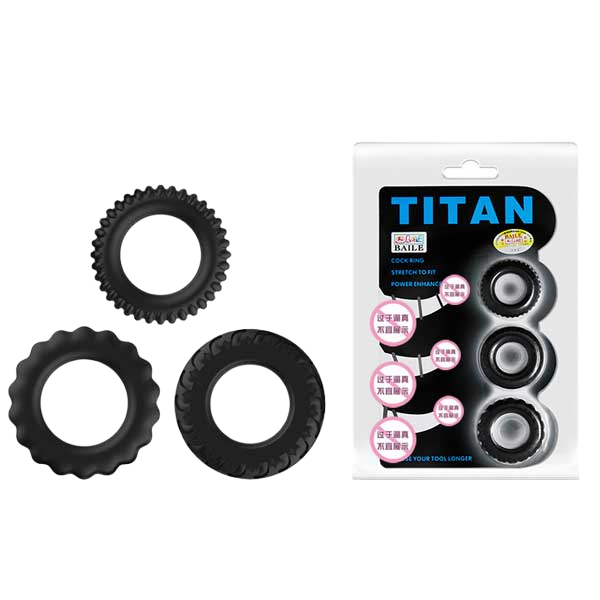  Bỏ sỉ Bộ 3 Vòng Đeo TiTan silicon – kéo dài thời gian  có tốt không? 