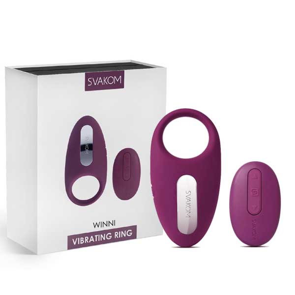 Vòng rung Svakom Wini điều khiển từ xa 5 chế độ rung mạnh 