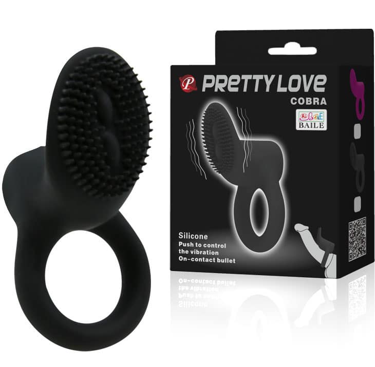 Vòng rung Pretty Love Cobra nhiều gai tăng khoái cảm phụ nữ